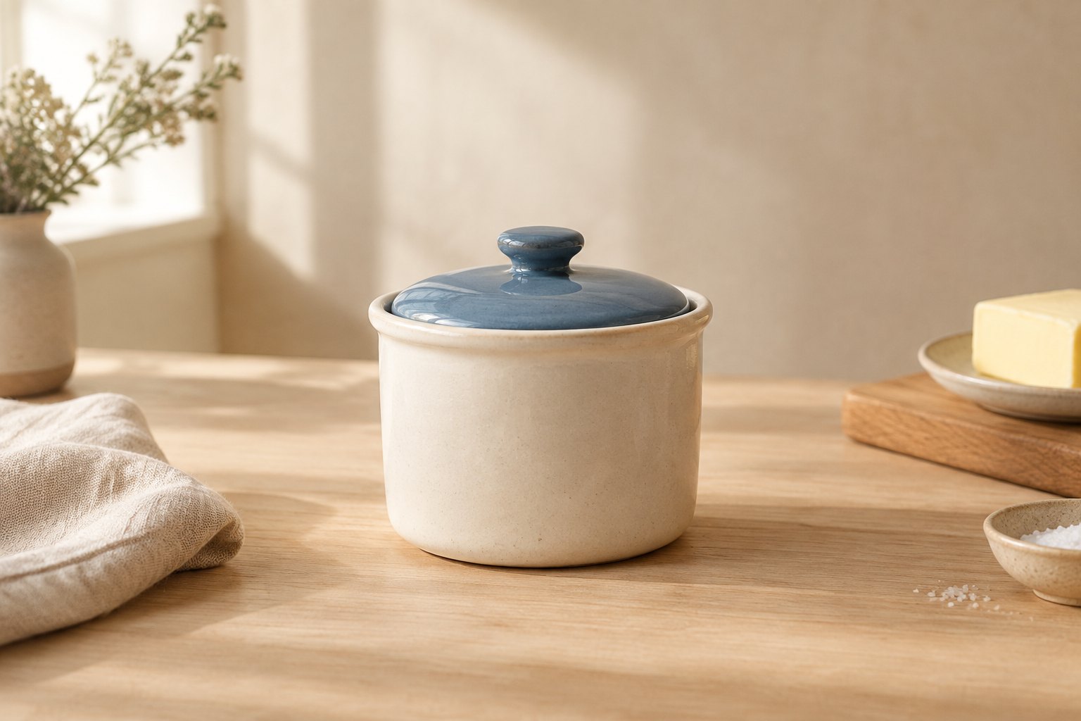 French Butter Crock